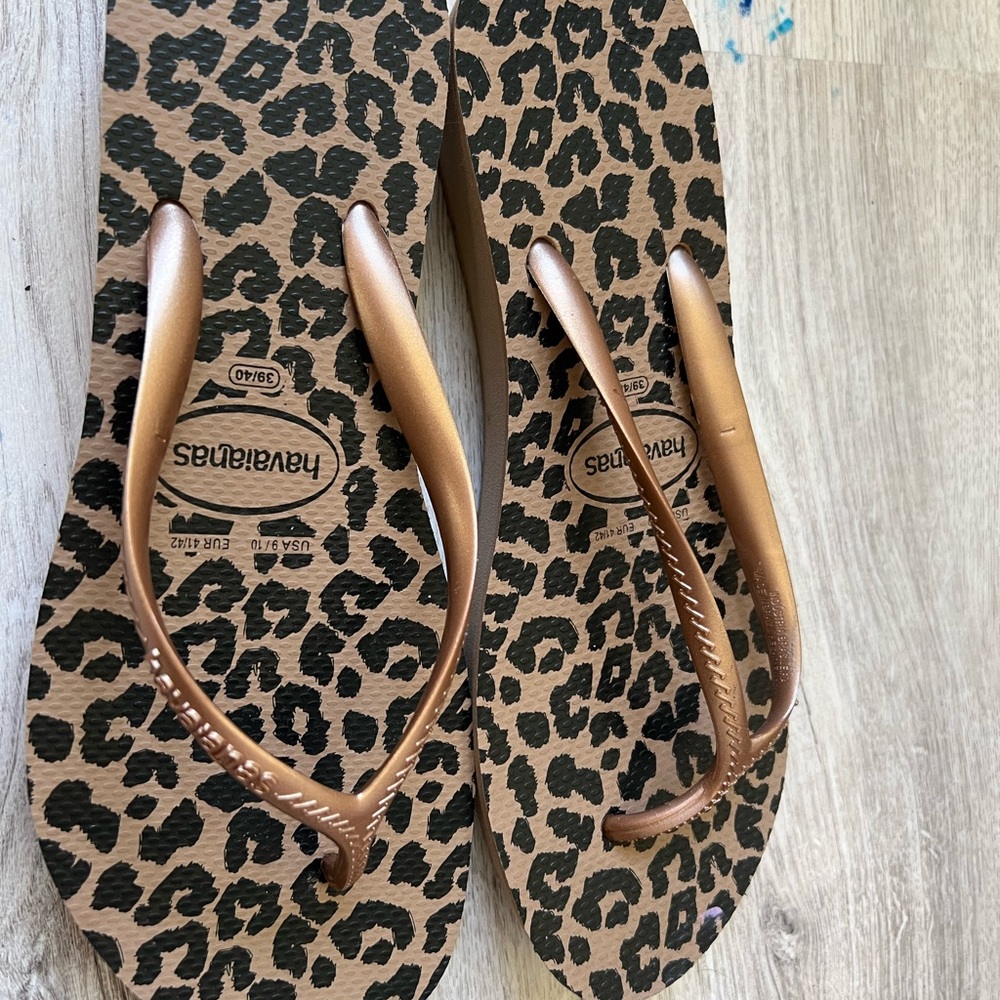 Leopard print Havanianas